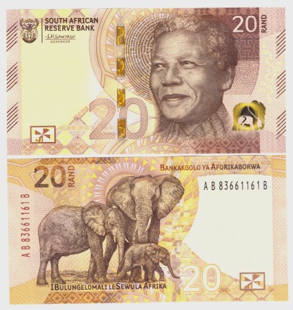 Južná Afrika 20 Rand 2023 UNC Pick 149a