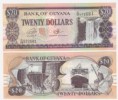 GUYANA 20 Dollars 2016 UNC Pick 30f	