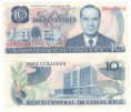 Kostarika 10 Colones 1986 AU/UNC, Pick 237b(16)	  