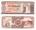 GUYANA 10 Dollars 1992 - UNC Pick 23f	